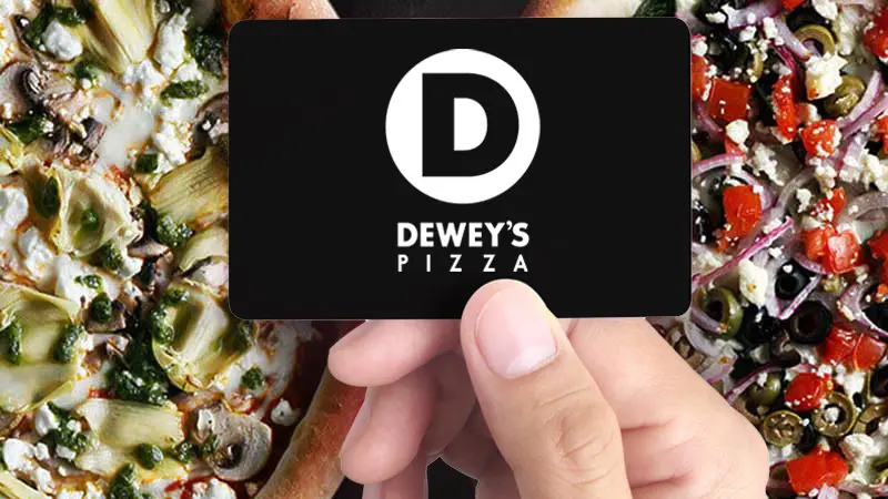 Gift Cards | Dewey's Pizza